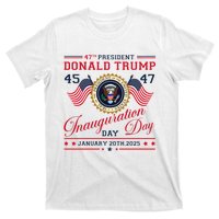 President Donald Trump Inauguration Day 2025 47th Usa Flag T-Shirt