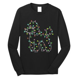 Poodle Dogs Tree Christmas Sweater Xmas Pet Animal Dog Gifts Long Sleeve Shirt