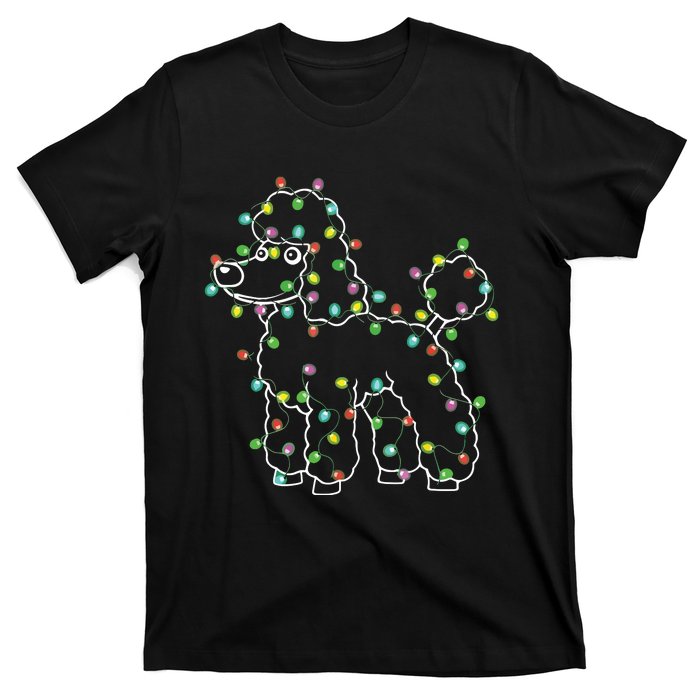 Poodle Dogs Tree Christmas Sweater Xmas Pet Animal Dog Gifts T-Shirt