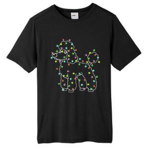 Poodle Dogs Tree Christmas Sweater Xmas Pet Animal Dog Gifts Tall Fusion ChromaSoft Performance T-Shirt