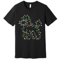 Poodle Dogs Tree Christmas Sweater Xmas Pet Animal Dog Gifts Premium T-Shirt