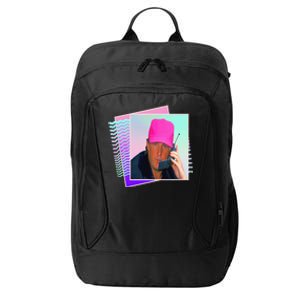 President Donald Trump Retro 80s 90s Graphic City Backpack