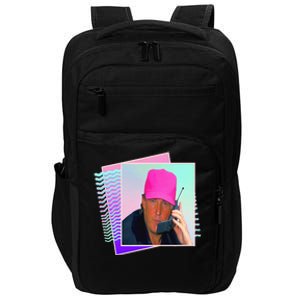 President Donald Trump Retro 80s 90s Graphic Impact Tech Backpack