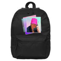 President Donald Trump Retro 80s 90s Graphic 16 in Basic Backpack