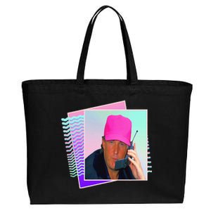 President Donald Trump Retro 80s 90s Graphic Cotton Canvas Jumbo Tote