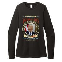 President Donald Trump Inauguration 2025 Memorabilia Womens CVC Long Sleeve Shirt