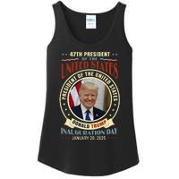 President Donald Trump Inauguration 2025 Memorabilia Ladies Essential Tank