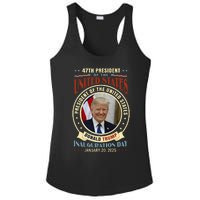 President Donald Trump Inauguration 2025 Memorabilia Ladies PosiCharge Competitor Racerback Tank