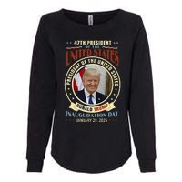 President Donald Trump Inauguration 2025 Memorabilia Womens California Wash Sweatshirt