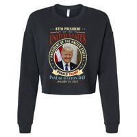 President Donald Trump Inauguration 2025 Memorabilia Cropped Pullover Crew