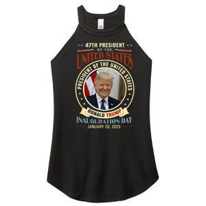 President Donald Trump Inauguration 2025 Memorabilia Women's Perfect Tri Rocker Tank