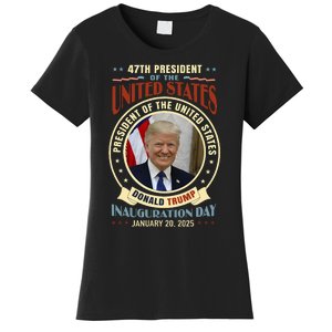 President Donald Trump Inauguration 2025 Memorabilia Women's T-Shirt