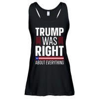 Pro Donald Trump Trump Was Right About Everything Ladies Essential Flowy Tank