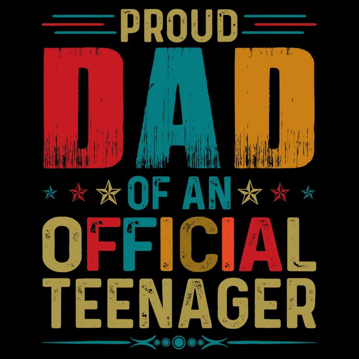 Proud Dad Teenager Funny Bday Party 13 Year Old Sweatshirt