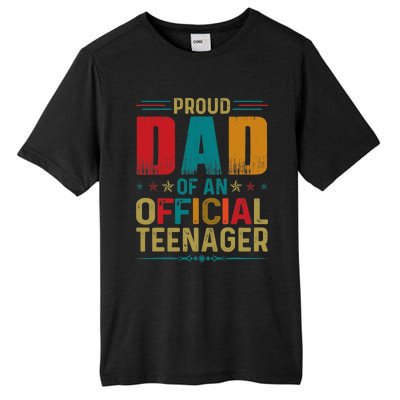 Proud Dad Teenager Funny Bday Party 13 Year Old Tall Fusion ChromaSoft Performance T-Shirt