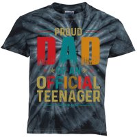 Proud Dad Teenager Funny Bday Party 13 Year Old Kids Tie-Dye T-Shirt