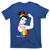 Pride Dare To Be Yourself Funny Lgbt Pride Funny Gift T-Shirt