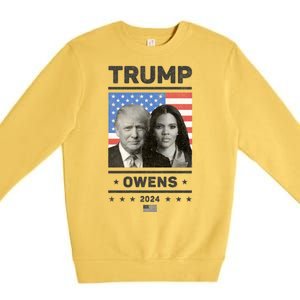 President Donald Trump And Vice President Candace Owens 2024 Premium Crewneck Sweatshirt