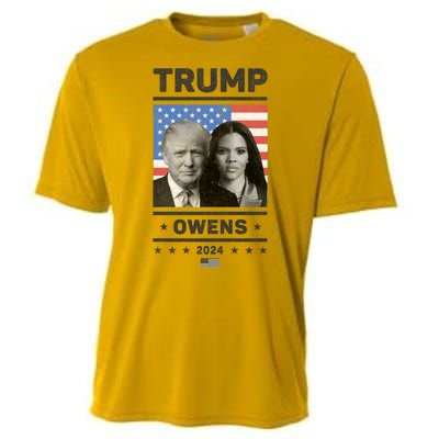 President Donald Trump And Vice President Candace Owens 2024 Cooling Performance Crew T-Shirt