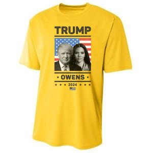 President Donald Trump And Vice President Candace Owens 2024 Performance Sprint T-Shirt