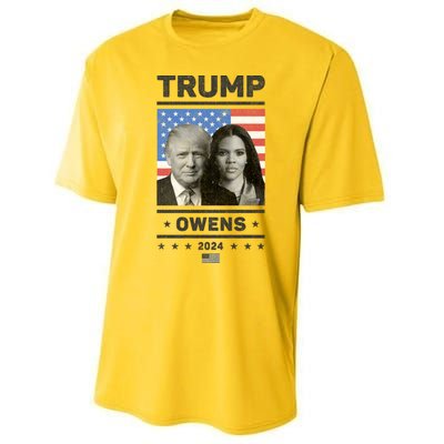 President Donald Trump And Vice President Candace Owens 2024 Performance Sprint T-Shirt