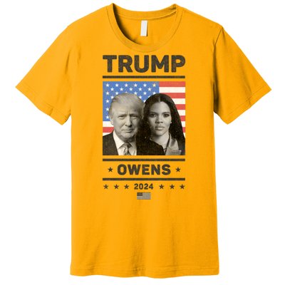 President Donald Trump And Vice President Candace Owens 2024 Premium T-Shirt