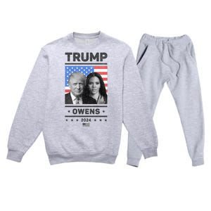 President Donald Trump And Vice President Candace Owens 2024 Premium Crewneck Sweatsuit Set