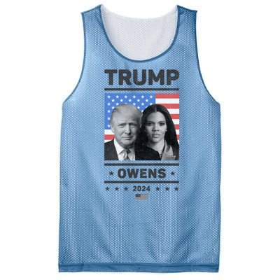 President Donald Trump And Vice President Candace Owens 2024 Mesh Reversible Basketball Jersey Tank