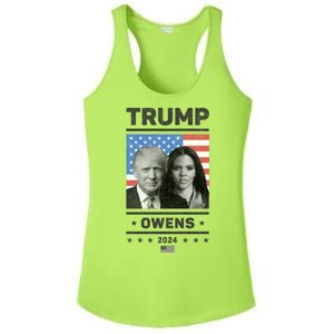 President Donald Trump And Vice President Candace Owens 2024 Ladies PosiCharge Competitor Racerback Tank