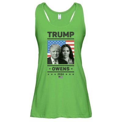 President Donald Trump And Vice President Candace Owens 2024 Ladies Essential Flowy Tank