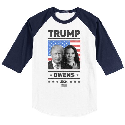 President Donald Trump And Vice President Candace Owens 2024 Baseball Sleeve Shirt