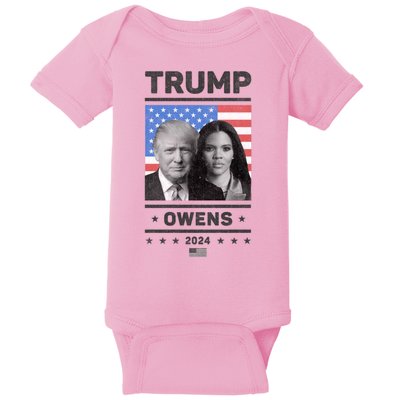 President Donald Trump And Vice President Candace Owens 2024 Baby Bodysuit