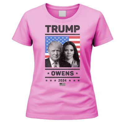 President Donald Trump And Vice President Candace Owens 2024 Women's T-Shirt