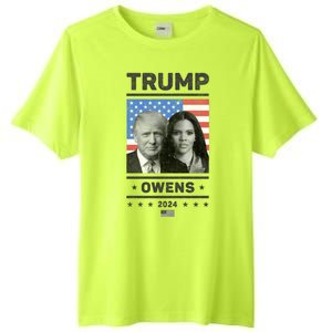 President Donald Trump And Vice President Candace Owens 2024 Tall Fusion ChromaSoft Performance T-Shirt