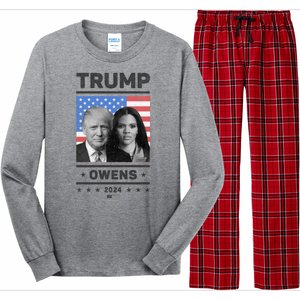 President Donald Trump And Vice President Candace Owens 2024 Long Sleeve Pajama Set