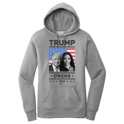 President Donald Trump And Vice President Candace Owens 2024 Women's Pullover Hoodie