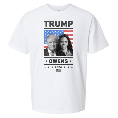 President Donald Trump And Vice President Candace Owens 2024 Sueded Cloud Jersey T-Shirt