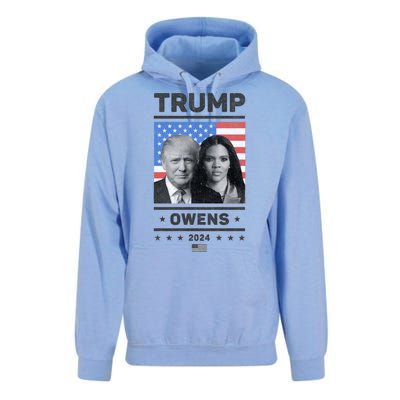 President Donald Trump And Vice President Candace Owens 2024 Unisex Surf Hoodie