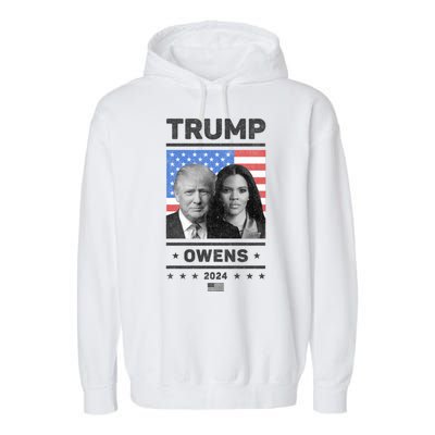 President Donald Trump And Vice President Candace Owens 2024 Garment-Dyed Fleece Hoodie