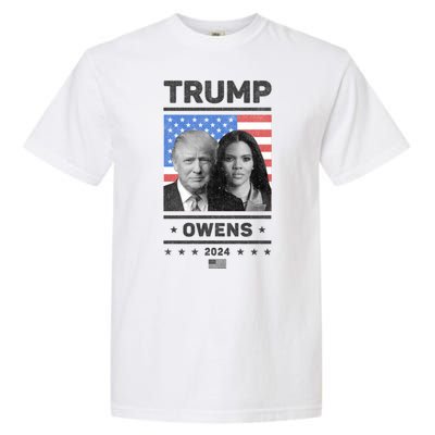 President Donald Trump And Vice President Candace Owens 2024 Garment-Dyed Heavyweight T-Shirt