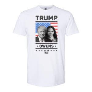 President Donald Trump And Vice President Candace Owens 2024 Softstyle CVC T-Shirt