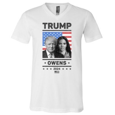 President Donald Trump And Vice President Candace Owens 2024 V-Neck T-Shirt