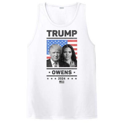 President Donald Trump And Vice President Candace Owens 2024 PosiCharge Competitor Tank