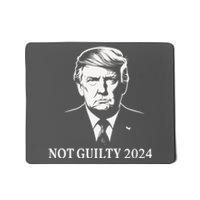 President Donald Trump Mugshot 2024 Not Guilty Supporter Mousepad