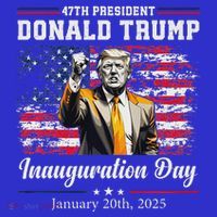 President Donald Trump Inauguration Day 2025 Tall T-Shirt