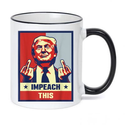 Pro Donald Trump Gifts Republican Conservative Impeach This 11oz Black Color Changing Mug