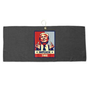 Pro Donald Trump Gifts Republican Conservative Impeach This Large Microfiber Waffle Golf Towel