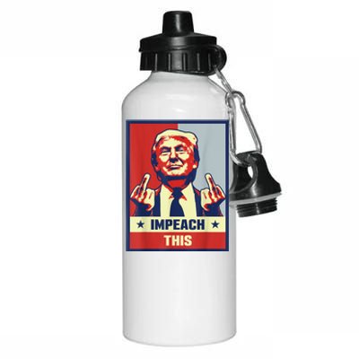 Pro Donald Trump Gifts Republican Conservative Impeach This Aluminum Water Bottle 