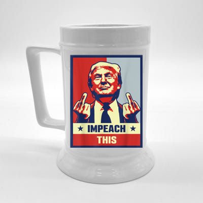 Pro Donald Trump Gifts Republican Conservative Impeach This Beer Stein