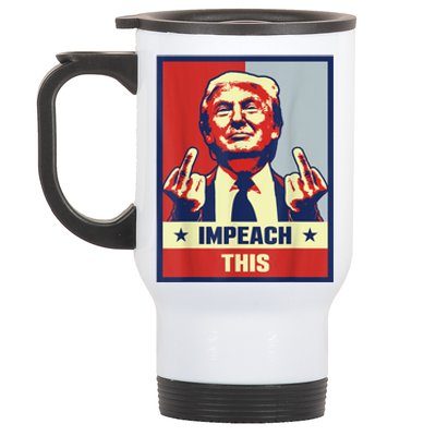 Pro Donald Trump Gifts Republican Conservative Impeach This Stainless Steel Travel Mug